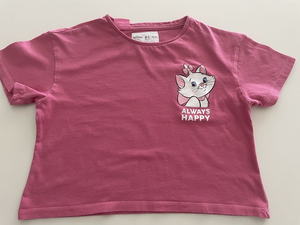 Tshirt gatinha 4-5 anos Lefties