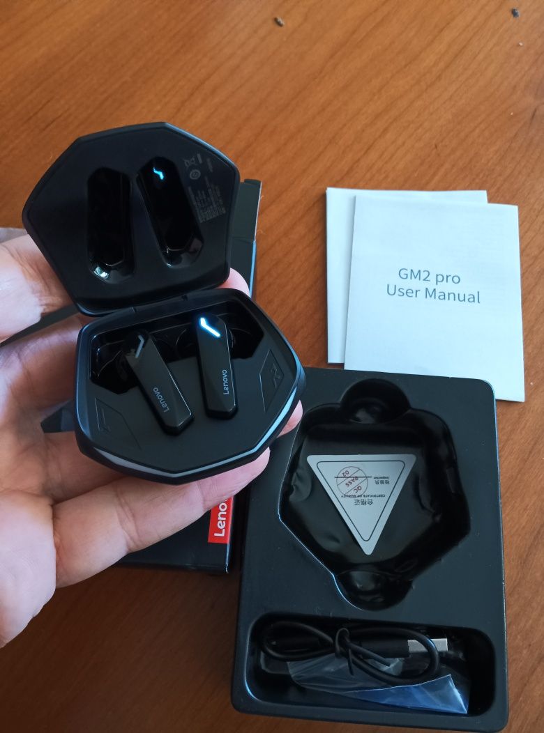 Earphones Lenovo gaming novos