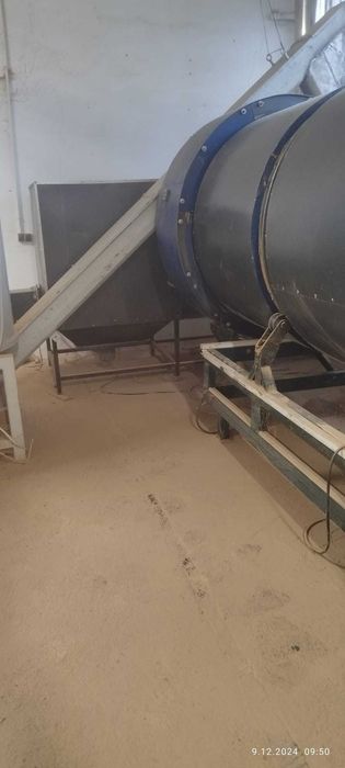 SUSZARNIA BĘBNOWA z wymiennikiem ciepła do trocin i innych materiałów