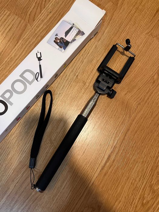 Monopod / Pau Selfie Extensível com Suporte para Telemóvel