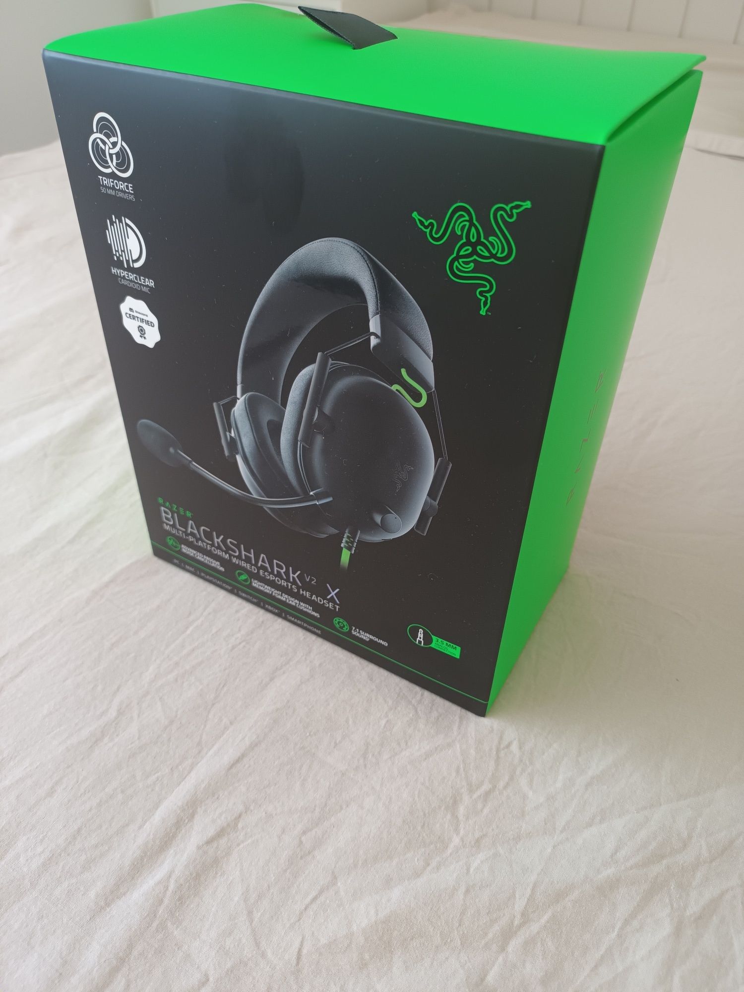 Headset gaming Razer Blackshark V2 X [Novo-Selado]