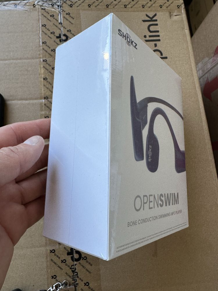 NOWE!!Słuchawki bezprzewodowe z przewodnictwem kostnym Shokz OpenSwim