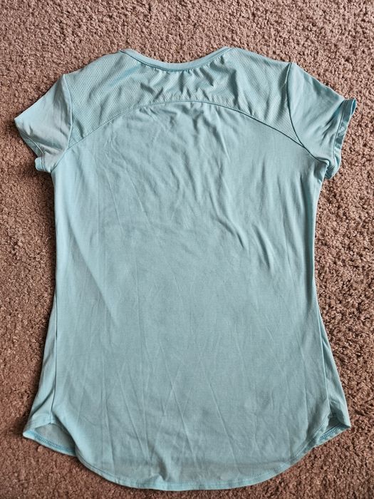 Sportowy damski top rozm. M turkus Decathlon Domyos