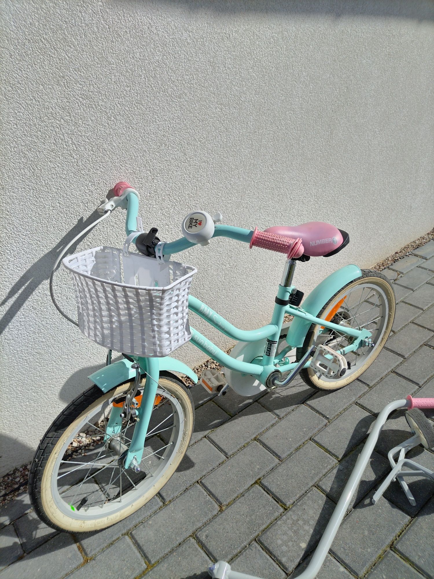 Miętowy rower bmx Sun baby koła 16"