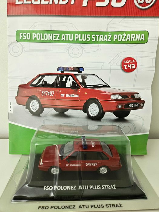 Model FSO Polonez ATU Plus Straż DeAgostini skala 1:43