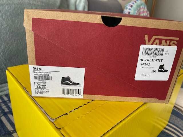 Vans 39 Preto - Novos em caixa