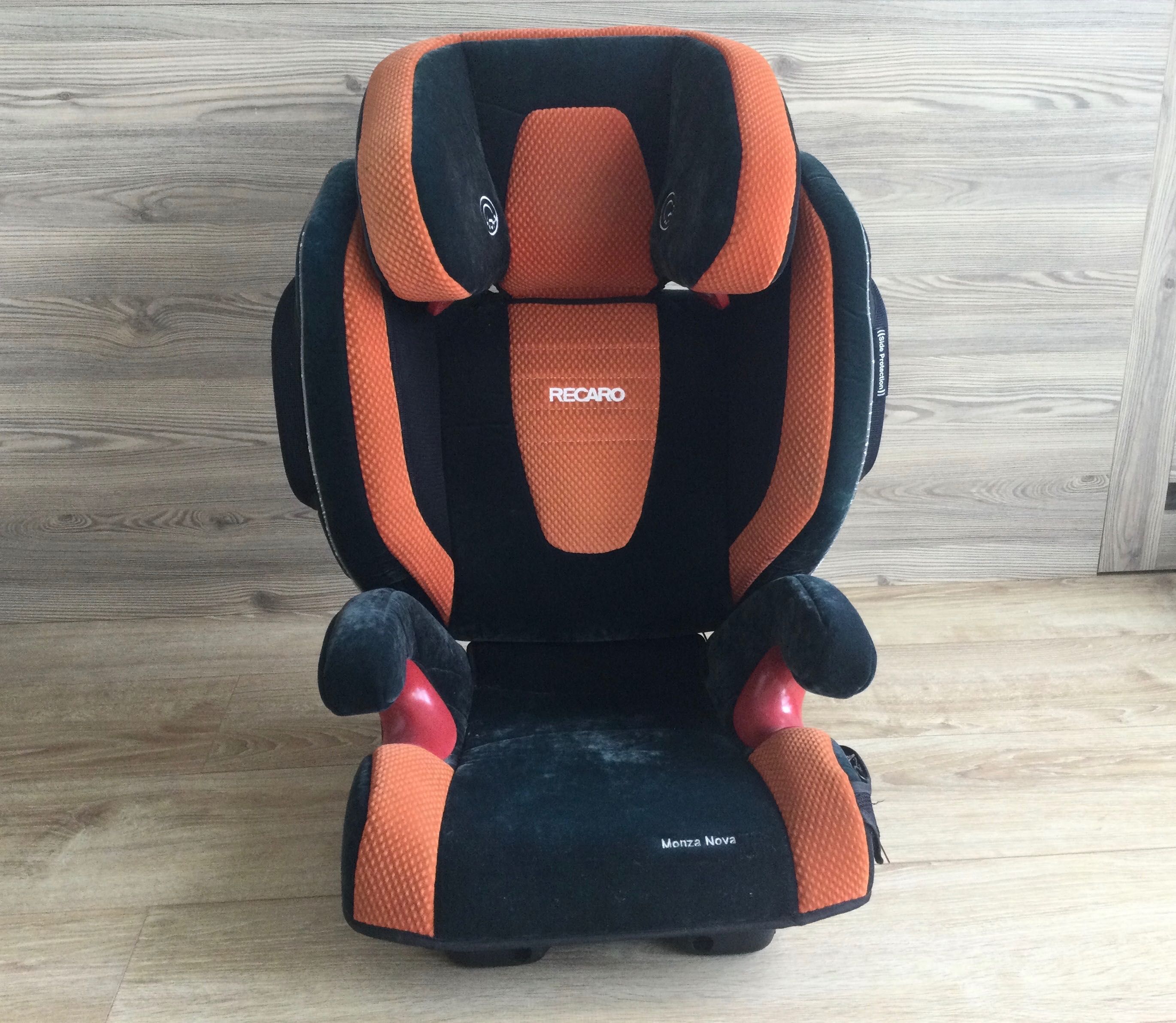 Fotelik Recaro Monza Seatfix Orange 15-36 kg