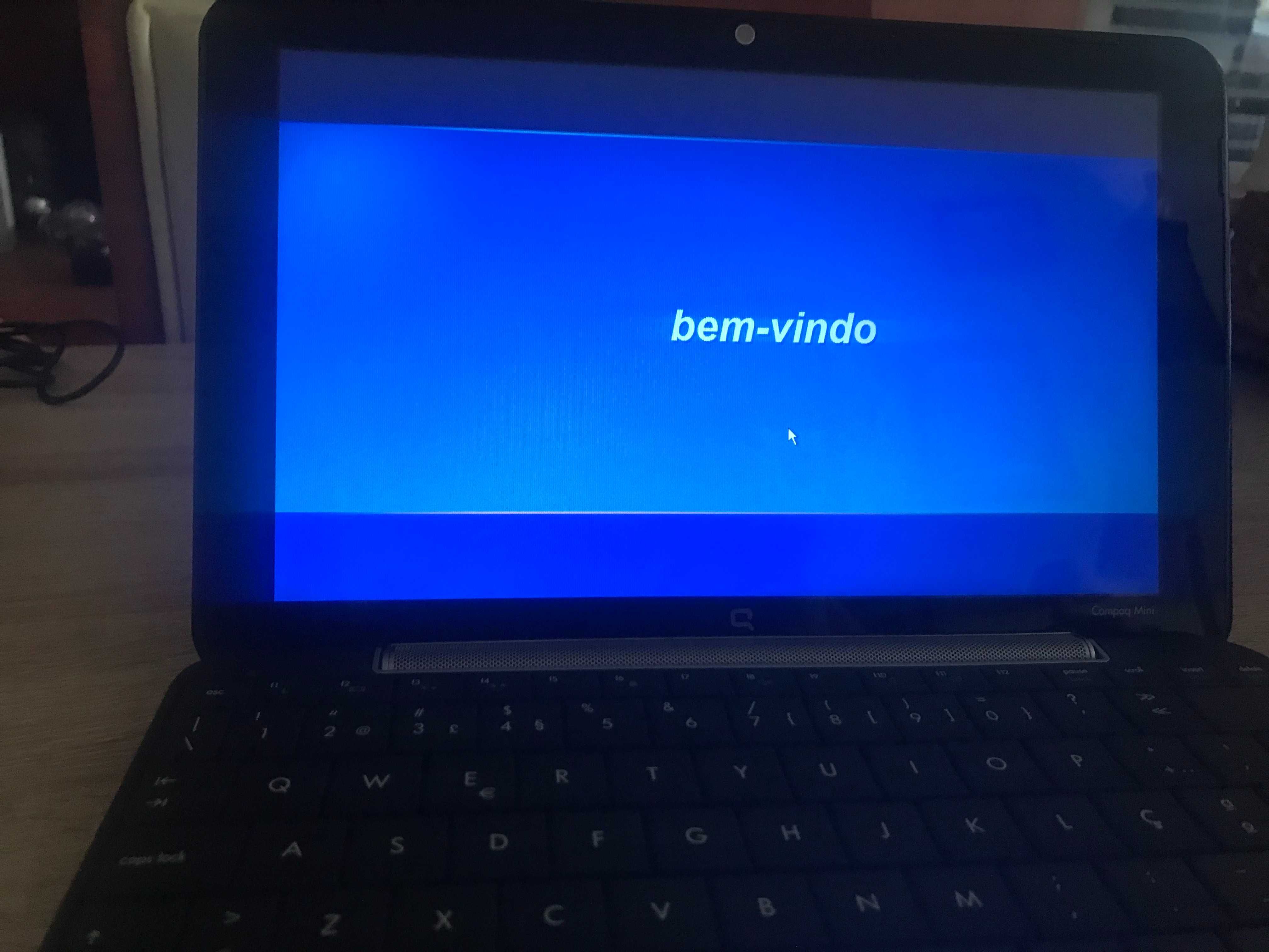portátil Compaq Windows xp