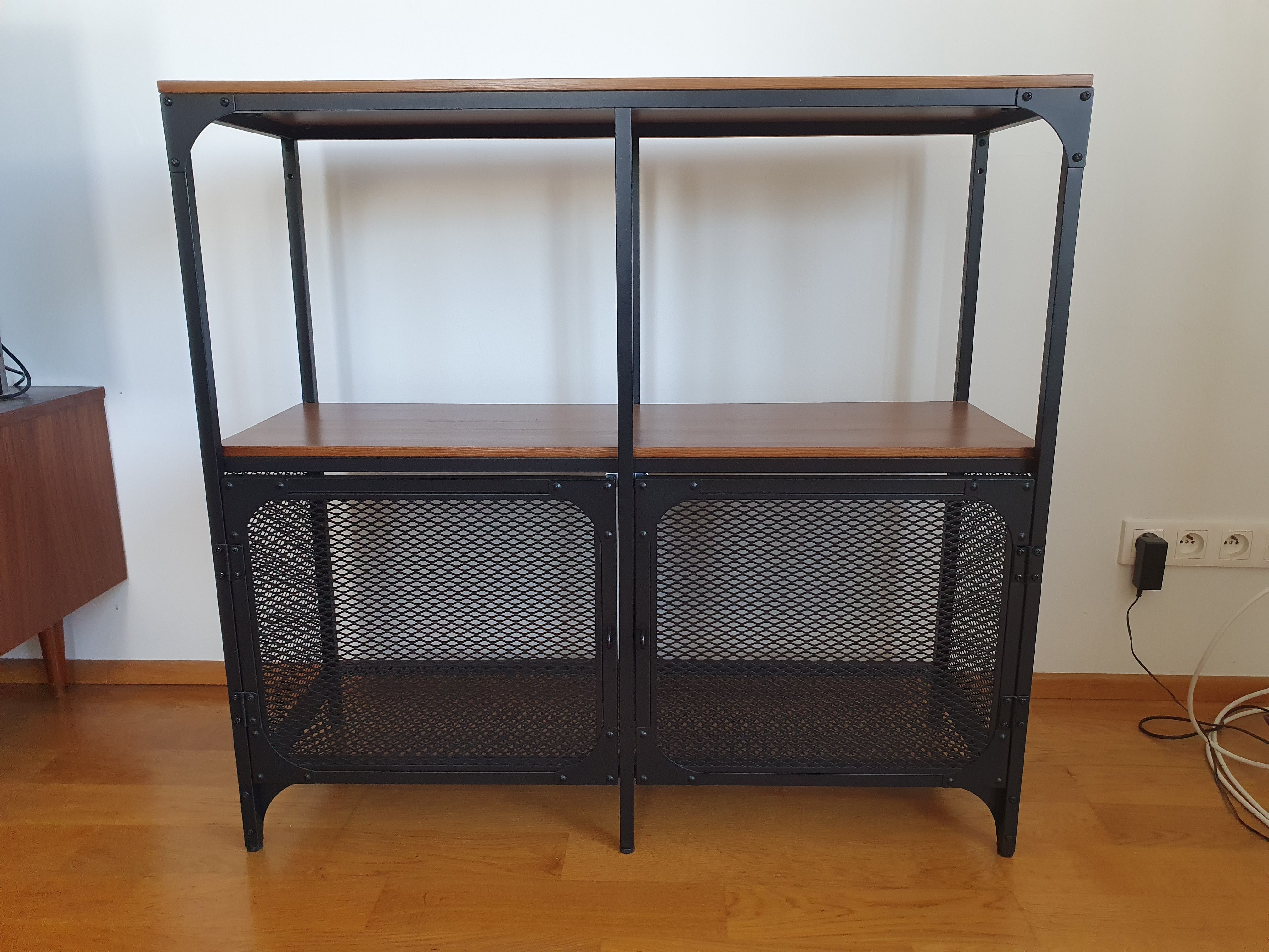 Szafka/Regał/Komoda FJALLBO w stylu loft z IKEA. Stan Idealny