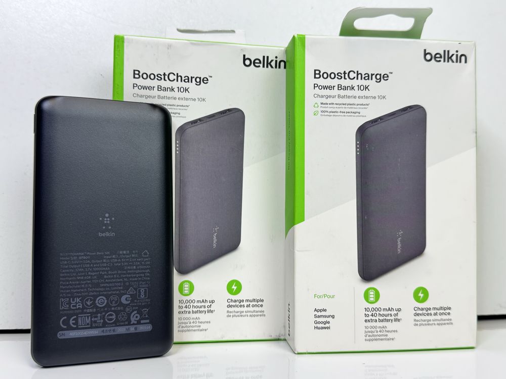 Повербанк/зарядний пристрій Boost Charger 10K 10000mAhC Black (BPB011)