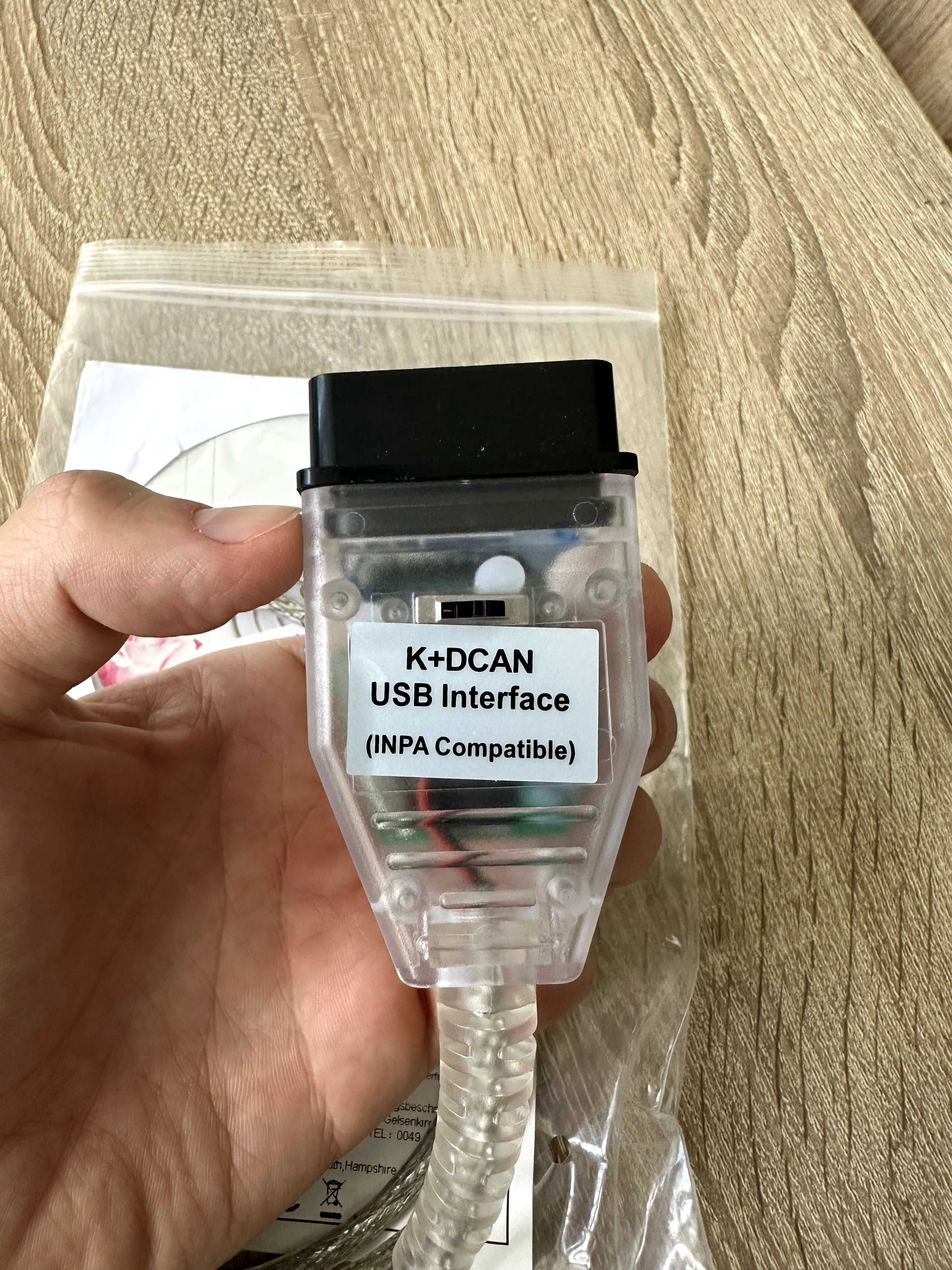 Адаптер BMW INPA K+DCAN USB FTDI c переключателем