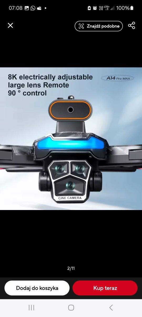 Dron xiaomi Mijia A14 Pro max - 3 baterie