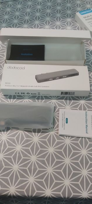 Adaptador dodocool USB C Hub para MacBook Pro 2019/2018/2017/2016, Mac