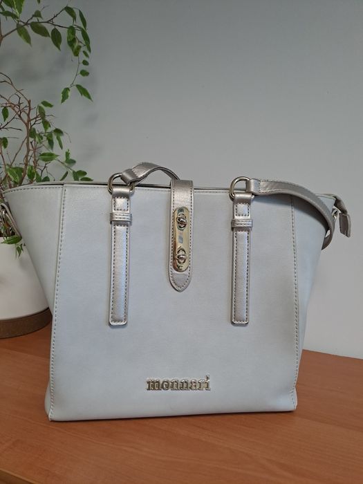 Torebka Monnari szaro-beżowa