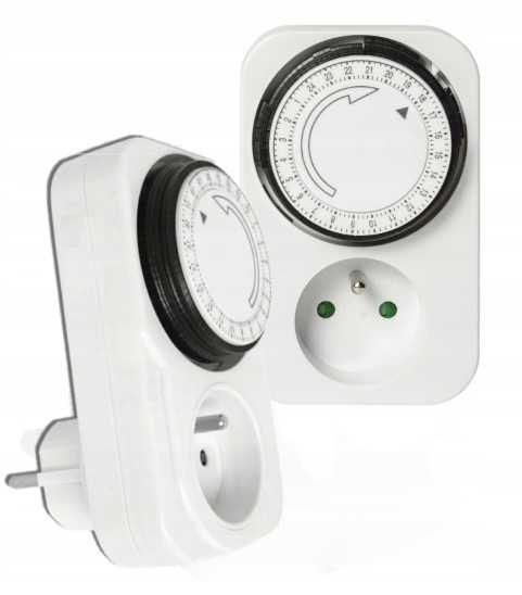 programator czasowy 24-godzinny 2 sztuki