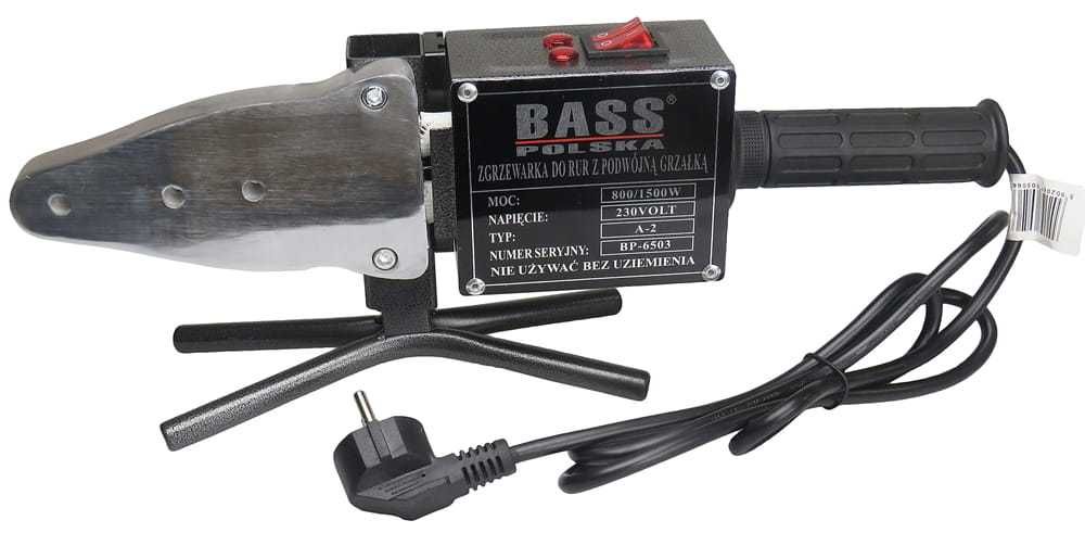 BASS POLSKA Zgrzewarka Rur Zgrzewania Pp Pcv 1500w Matryce BP6503