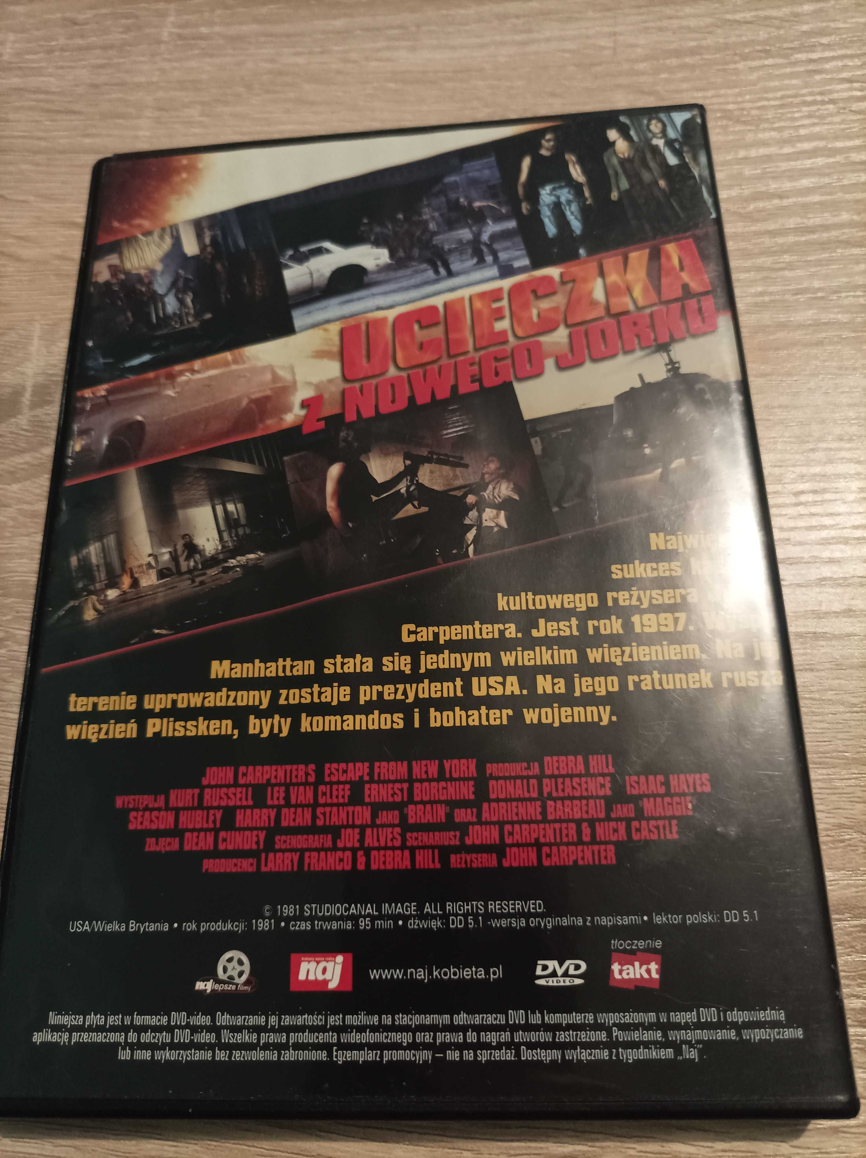 Film DVD Ucieczka z Nowego Jorku