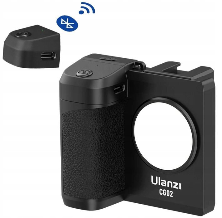 Uchwyt Ulanzi CG02 z oświetleniem LED i pilotem Bluetooth do telefonu