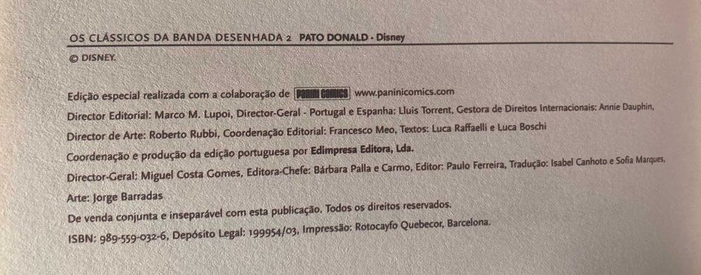 Pato Donald (Os Clássicos da Banda Desenhada)