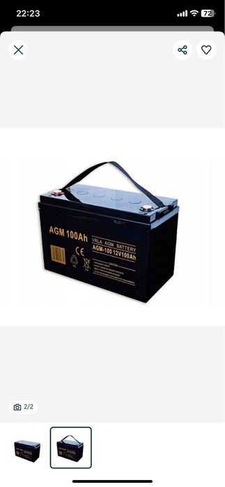 volt polska agm 12v 100ah
