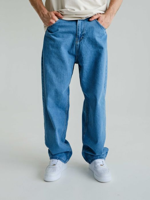 Джинсы мужские в стиле big boy широкие штаны чоловічі широкі джинси