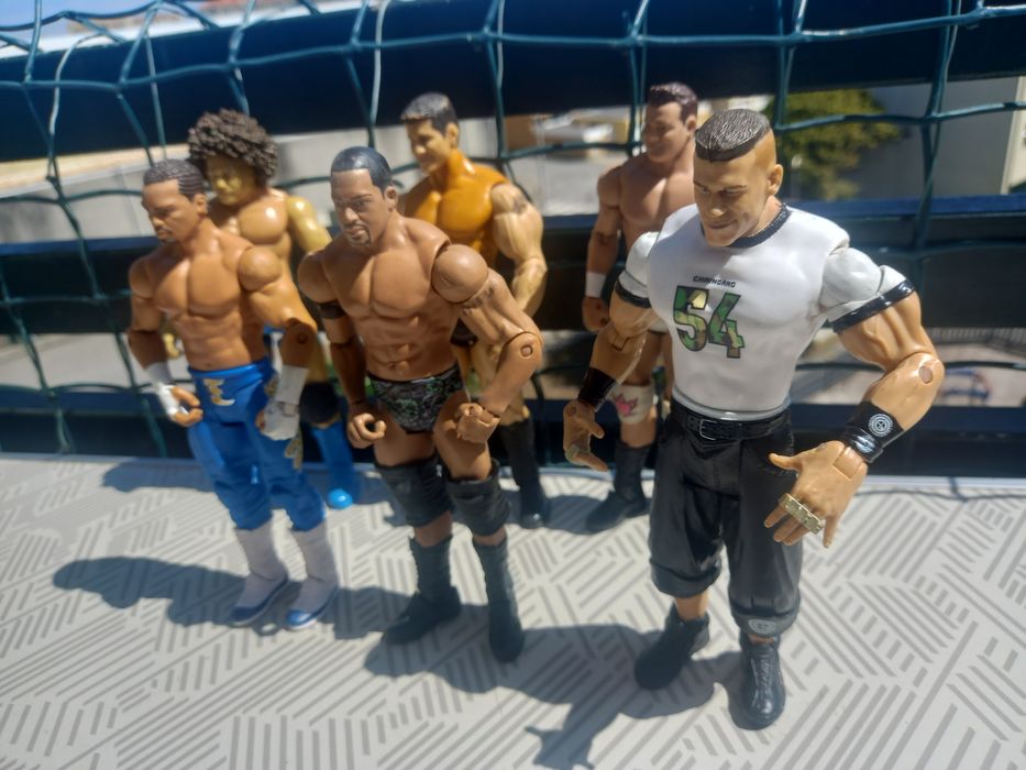 Conj 6 figuras WWE