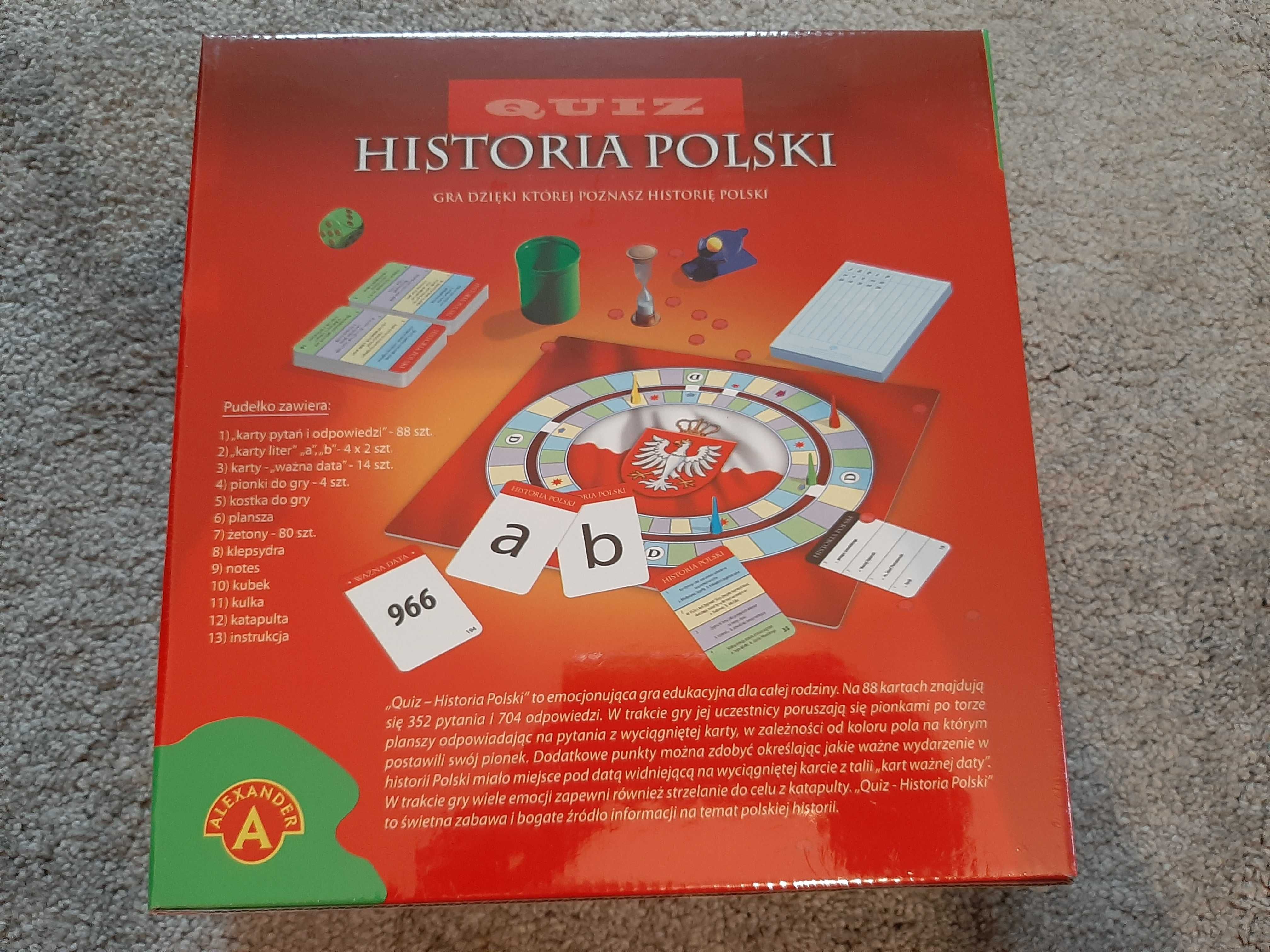 Gra Quiz Historia Polski nowa