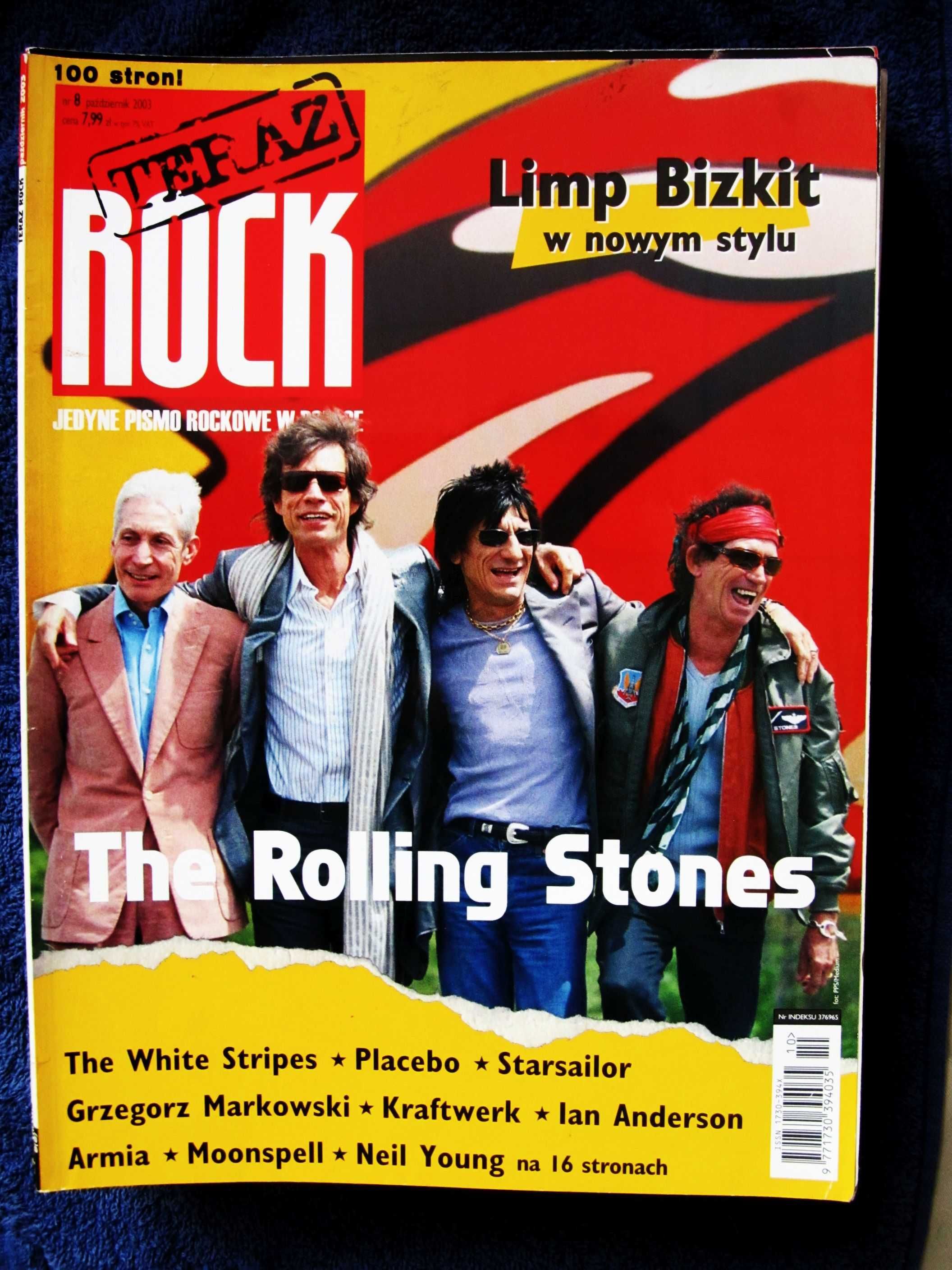 Teraz Rock 8/2003 The Rolling Stones,Limp Bizkit,The White Strips,