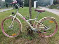 Rower BTwin 24" Poply 500 Beżowy