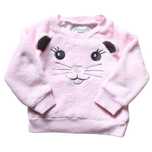 Różowa, pluszowa bluza – My Wear Baby – 74 cm / 6-9 m-cy