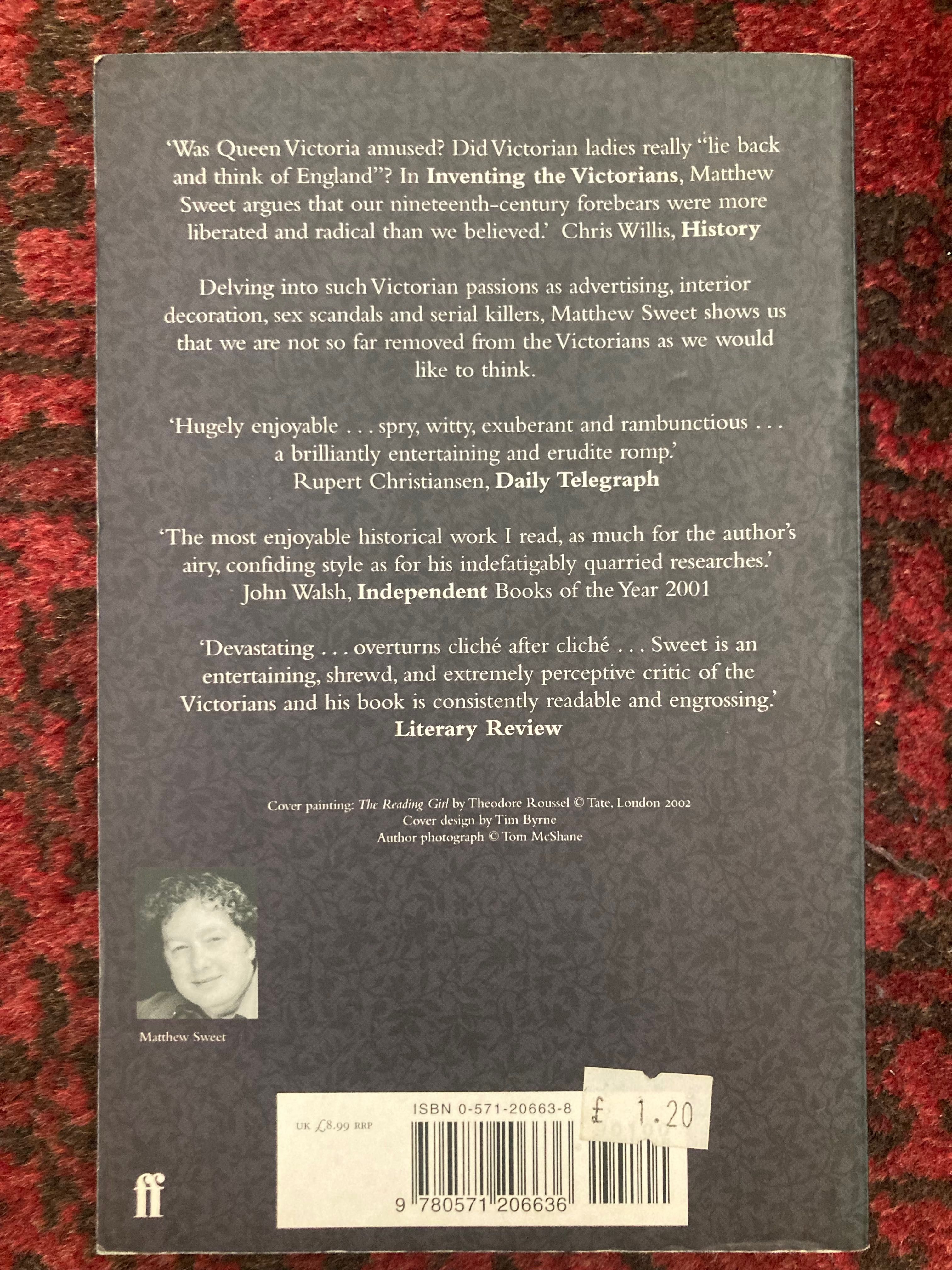 Inventing the victorians, de Matthew Sweet