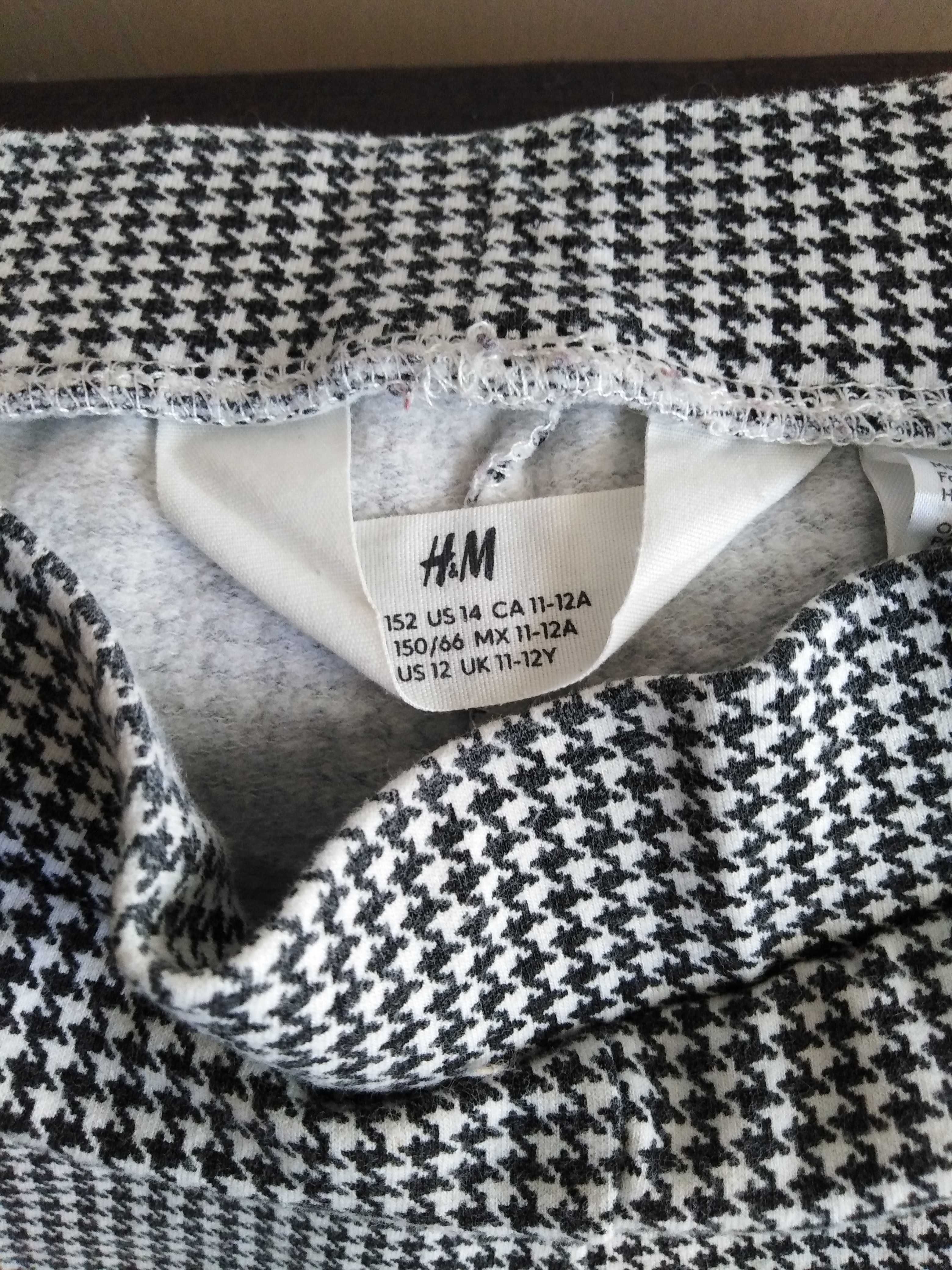 H&M spodnie bawełniane dzwony.