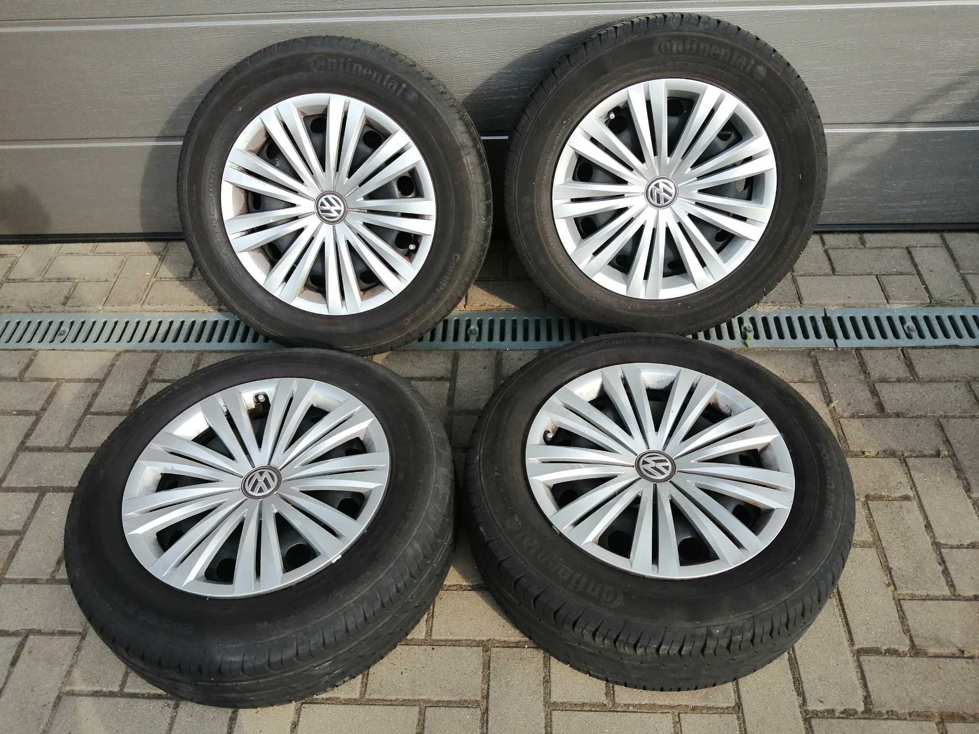 Koła stalowe VW Audi Skoda opony lato 205/60/16 bież 7mm ET 33 5x112