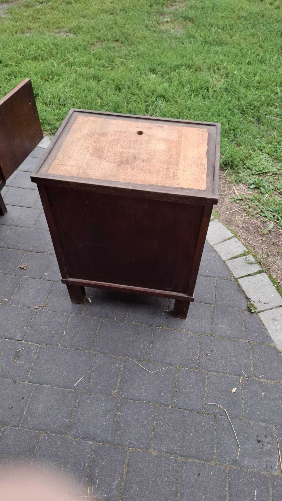Retro Toaletka z lustrem + szafka wczesny PRL Vintage