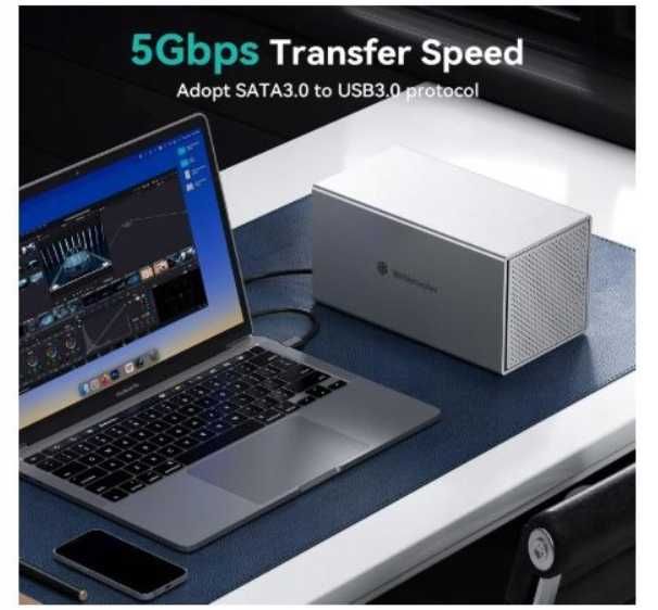 Yottamaster 4 Bay USB-C RAID Obudowa na HDD/SSD do 64TB