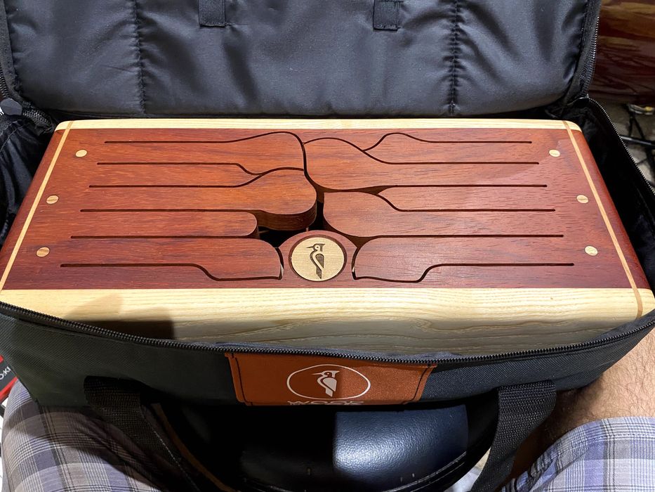 Tambor de ligues Tongue dum Woodpack RedEarth em Si bemol Maior