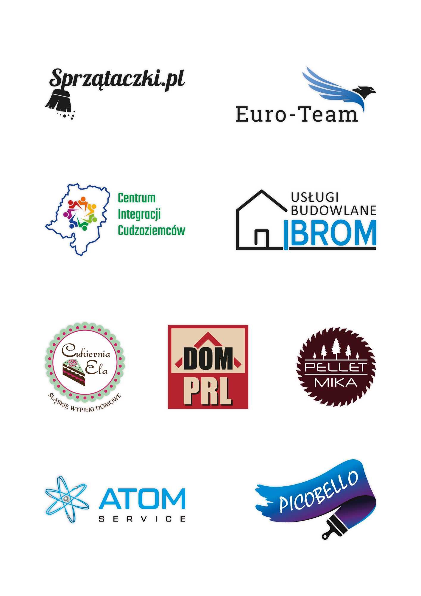 Projekt LOGO, identyfikacja wizualna firmy i marki, projekty graficzne