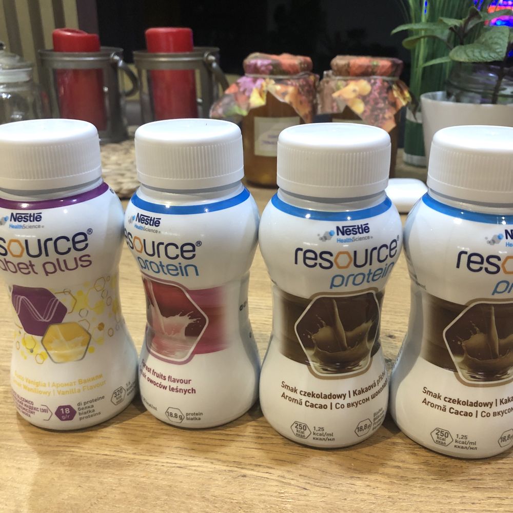 Nutridrinki4 szt. i Resource 4 szt