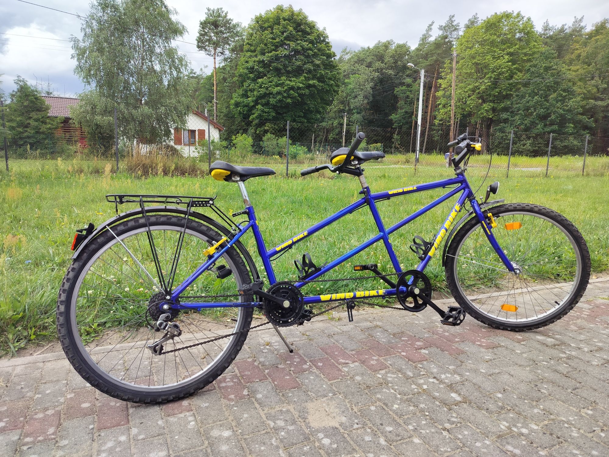 Rower tandem na kołach 26'