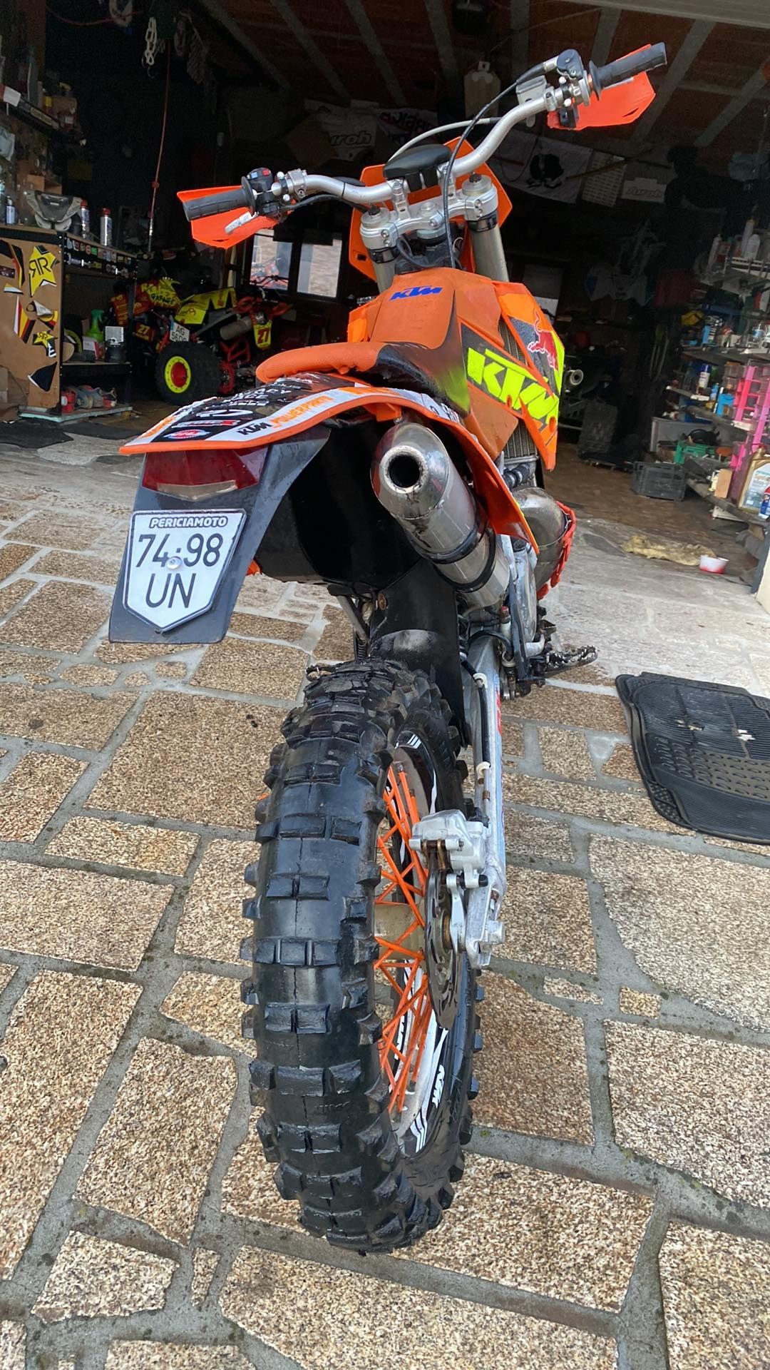 Mota KTM EXC gasolina