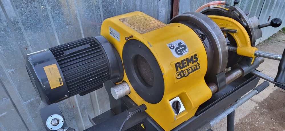 REMS Gigant 4010 Gwintownica elektryczna do rur 4" Jak nowa !!!