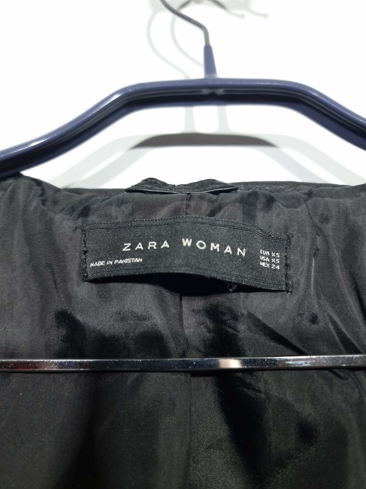 Косуха натуральная кожа Zara размер xs