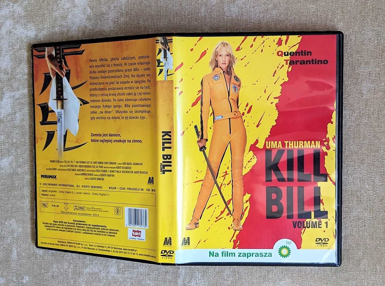 Quentin Tarantino „Kill Bill” volume 1, film DVD