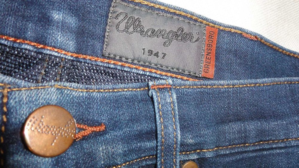 WRANGLER GREENSBORO W33 L34 oryginalne spodnie Jeans