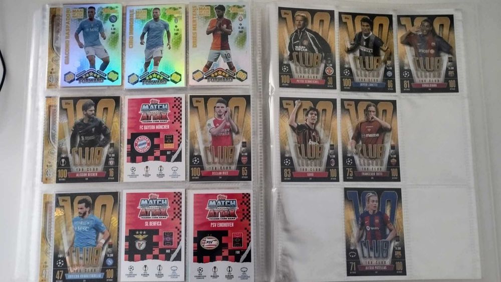 Caderneta Match Attax Champions League 23/24 Cartas Topps - COMPLETA