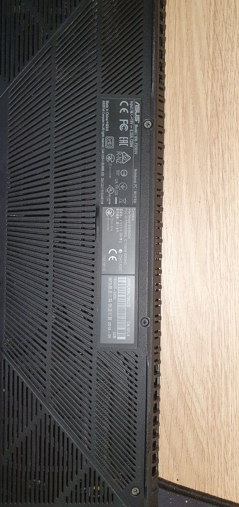 Ноутбук asus fx503v