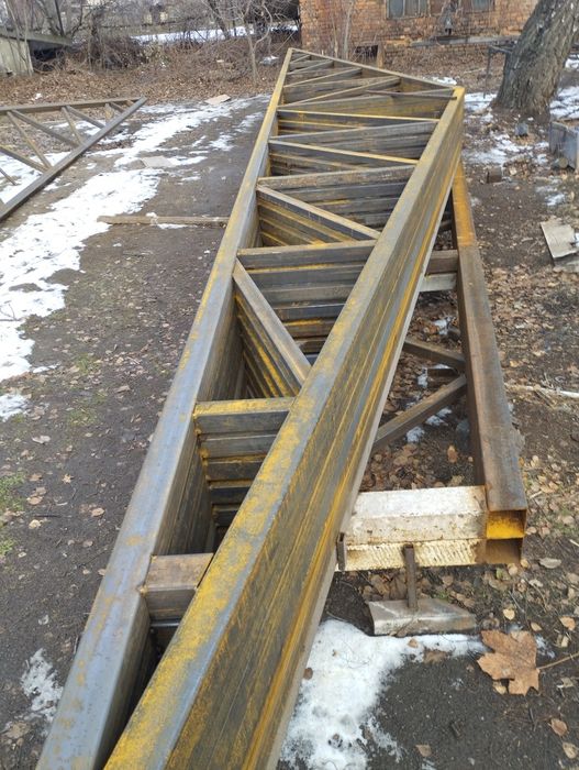 Продам ферми двухскатні різних розмірів, ангари ферми труби лист