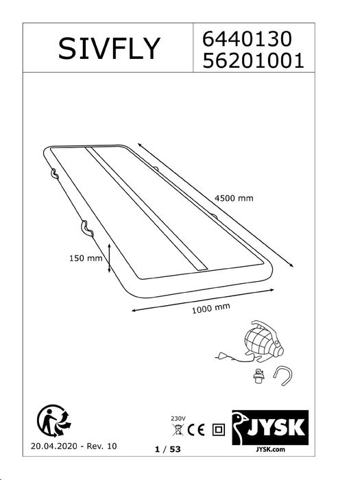 Mata Gimnastyczna Sivly