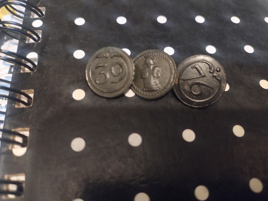 Guziki Napoleońskie z kolekcji w bardzo ładnym stanie