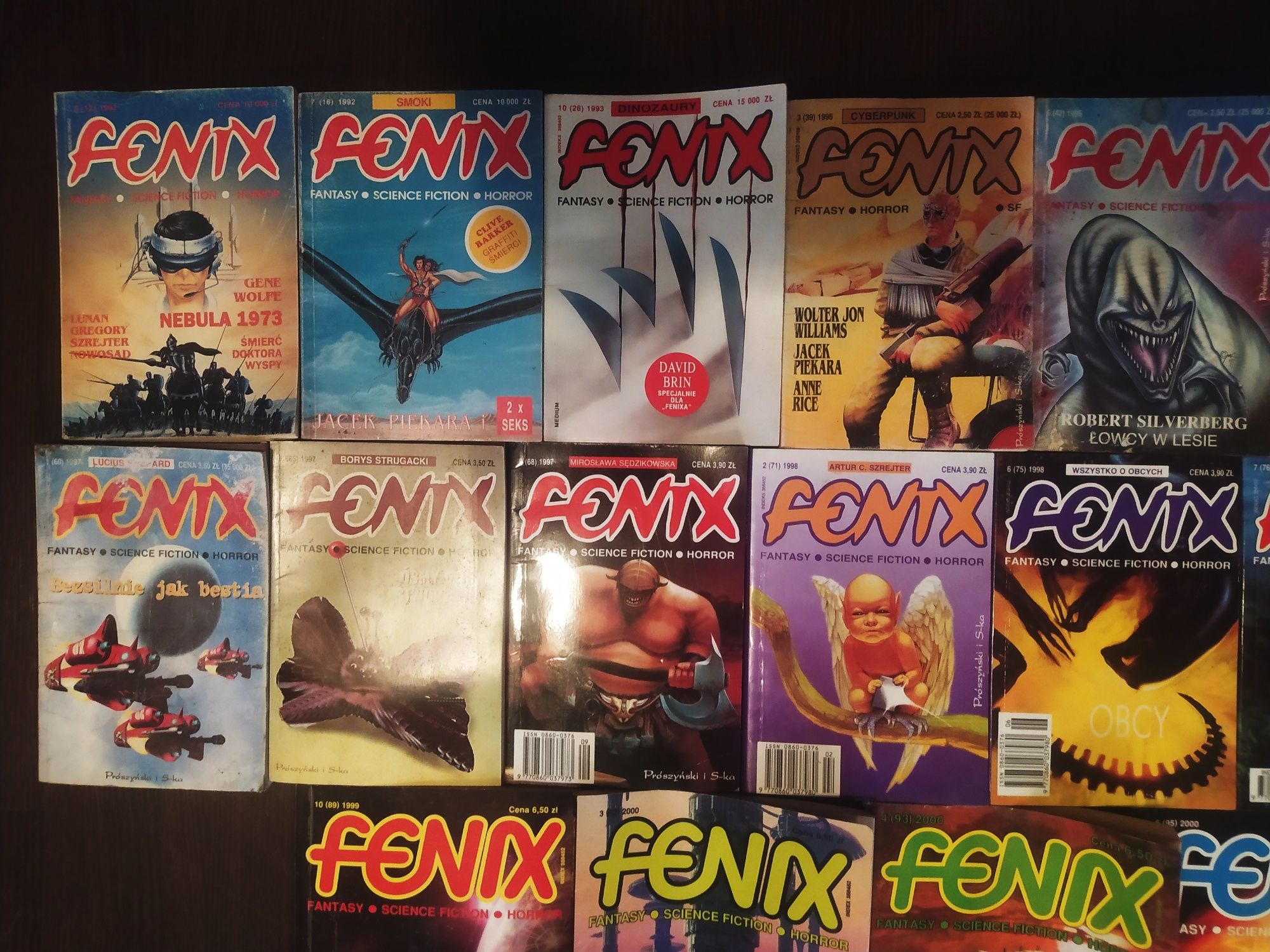 Fenix Fantastyka Horror Sci Fi Czasopismo Zeszyty Lata 90